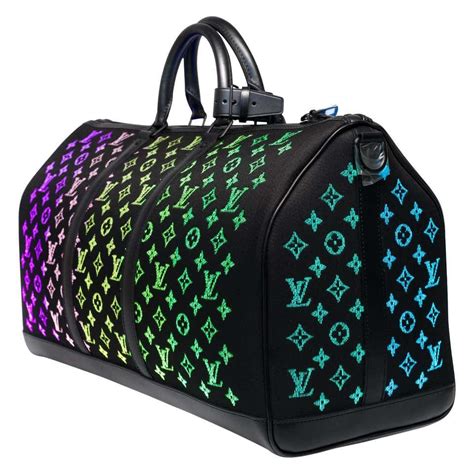 louis vuitton rainbow duffle bag